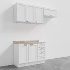 Cozinha Modulada 3 Peças Com Tampo 2 Aéreos 1 Balcão Arizona