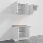 Cozinha Modulada 3 Peças Com Tampo 2 Aéreos 1 Balcão Arizona