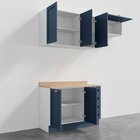 Cozinha Modulada 3 Peças Com Tampo 2 Aéreos 1 Balcão Cabecasa