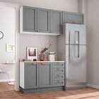 Cozinha Modulada 3 Peças Com Tampo 2 Aéreos 1 Balcão Cabecasa