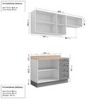 Cozinha Modulada 3 Peças Com Tampo 2 Aéreos 1 Balcão Cabecasa