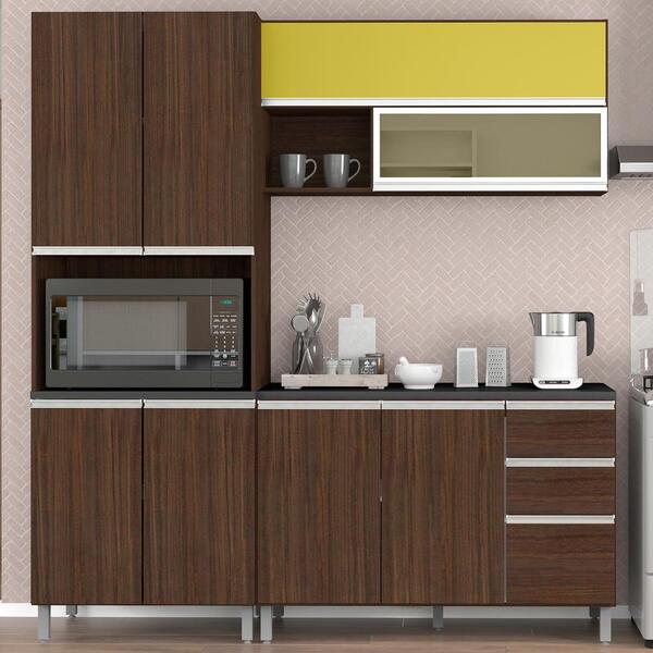 Cozinha Modulada 3 Peças Com Tampo J00099 Evidence Pln