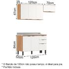 Cozinha Modulada 3 Peças Frcz7 Demobile