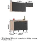 Cozinha Modulada 3 Peças Frcz7 Demobile