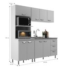 Cozinha Modulada 3 Peças Ipanema Branco