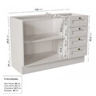 Cozinha Modulada 3 Peças Sem Tampo 2 Aéreos 1 Balcão Arizona