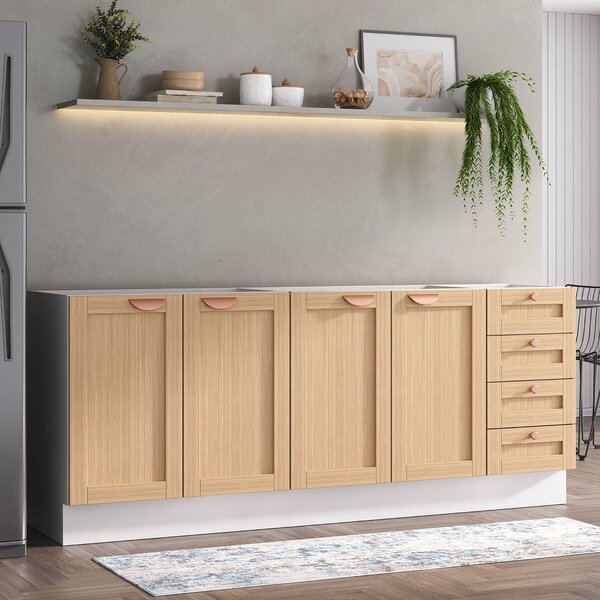 Cozinha Modulada 3 Peças Sem Tampo 2 Balcões Arizona Cabecasa