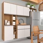 Cozinha Modulada 4 Pçs Mônica Carvalho/off White - Móveis Ara