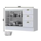 Cozinha Modulada 4 Peças 100% Mdf Americana 1 Henn