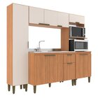 Cozinha Modulada 4 Peças 10 Portas 1 Gaveta Iara Freijó/off W