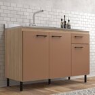 Cozinha Modulada 4 Peças 10 Portas E 1 Gaveta Maysa Aveiro Oa