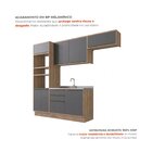 Cozinha Modulada 4 Peças 1 Balcão 2 Armários Aéreos E 1 Torre