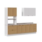 Cozinha Modulada 4 Peças 1 Torre Microondas 1 Aéreo 2 Balcões