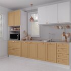 Cozinha Modulada 4 Peças 1 Torre Microondas 1 Aéreo 2 Balcões