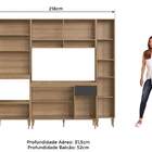 Cozinha Modulada 4 Peças 218cm Com Torre Forno E Paneleiro Li