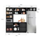 Cozinha Modulada 4 Pecas 258 Cm Etti Pln