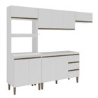 Cozinha Modulada 4 Peças 2 Aéreos 1 Balcão E 1 Torre Quente M
