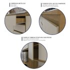 Cozinha Modulada 4 Peças 2 Aéreos 1 Balcão E 1 Torre Quente M