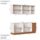 Cozinha Modulada 4 Peças 2 Aéreos 2 Balcões Arizona Cabecasa