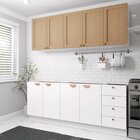 Cozinha Modulada 4 Peças 2 Aéreos 2 Balcões Arizona Cabecasa