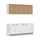 Cozinha Modulada 4 Peças 2 Aéreos 2 Balcões Arizona Cabecasa