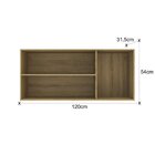 Cozinha Modulada 4 Peças 2 Aéreos 2 Balcões Margarida Mel/are