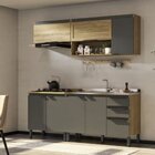 Cozinha Modulada 4 Peças 2 Aéreos E 2 Balcões Magnólia Mel/gr