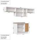 Cozinha Modulada 4 Peças 3 Aéreos 1 Balcão Arizona Cabecasa M
