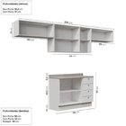 Cozinha Modulada 4 Peças 3 Aéreos 1 Balcão Arizona Cabecasa M