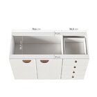 Cozinha Modulada 4 Peças 3 Aéreos 1 Balcão Arizona Cabecasa M