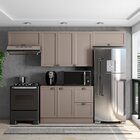 Cozinha Modulada 4 Peças 7 Portas 2 Gavetas Balcão Com Tampo