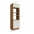 Cozinha Modulada 4 Peças 7 Portas 3 Gavetas Com Divisor De Ta