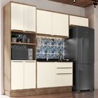 Cozinha Modulada 4 Peças 8 Portas 3 Gavetas Com Divisor De Ta