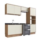 Cozinha Modulada 4 Peças 9 Portas 1 Nicho Para Forno Viena