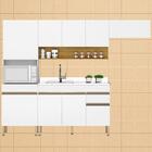 Cozinha Modulada 4 Pecas Balcao Pia Line Ktp