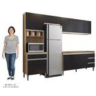 Cozinha Modulada 4 Peças Balcão Sem Tampo 160cm Andréia Amênd