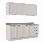 Cozinha Modulada 4 Peças Com 2 Aéreos E 2 Balcões Arizona Cab