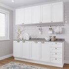 Cozinha Modulada 4 Peças Com 2 Aéreos E 2 Balcões Arizona Cab