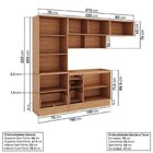 Cozinha Modulada 4 Peças Com Armários, Balcão E Torre Quente