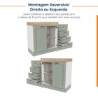 Cozinha Modulada 4 Peças Com Tampo 2 Aéreos 2 Balcões Arizona