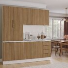 Cozinha Modulada 4 Peças Com Tampo 2 Aéreos E 2 Balcões Ipane