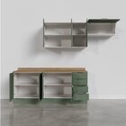 Cozinha Modulada 4 Peças Com Tampo 2 Aéreos E 2 Balcões Ipane