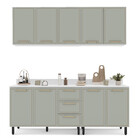 Cozinha Modulada 4 Pecas Com Tampo Amara Politorno Moveis