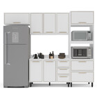 Cozinha Modulada 4 Pecas Com Tampo Amara Politorno Moveis