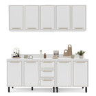 Cozinha Modulada 4 Pecas Com Tampo Amara Politorno Moveis