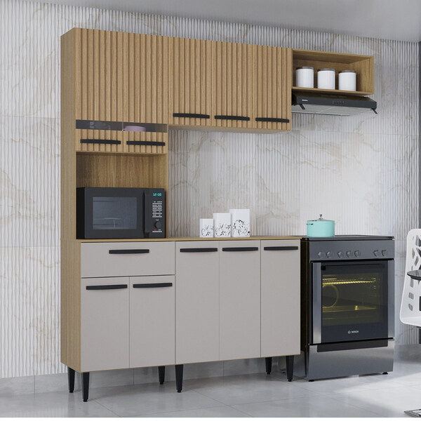 Cozinha Modulada 4 Peças Com Tampo Dora Poquema