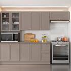 Cozinha Modulada 4 Peças Com Tampo E Rodape Unna 6 Pln