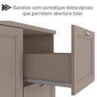 Cozinha Modulada 4 Peças Com Tampo E Rodape Unna 6 Pln
