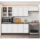 Cozinha Modulada 4 Peças Com Tampo E Rodape Unna 6 Pln