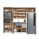 Cozinha Modulada 4 Peças Com Torre Quente Para 2 Fornos Nicho